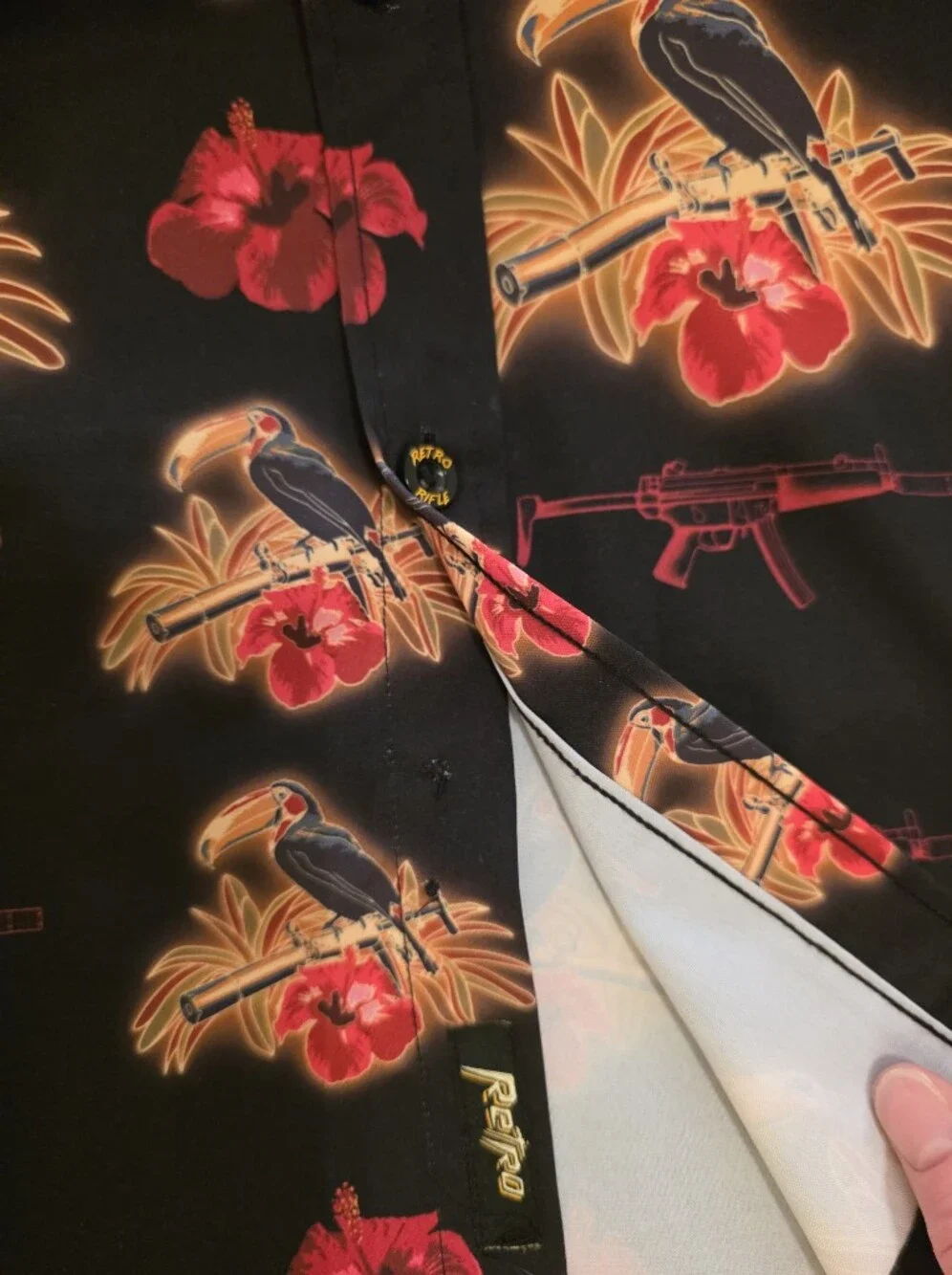 Retro Rifle Dead Air Silencers Shirt 3XL - Picture 8 of 8